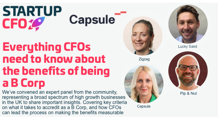 B Corp lessons for finance leaders
