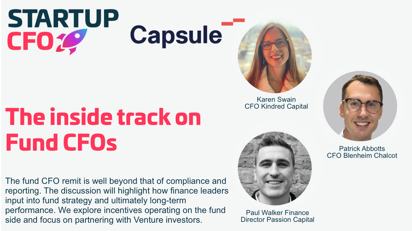 An inperson event on Fund CFOs
